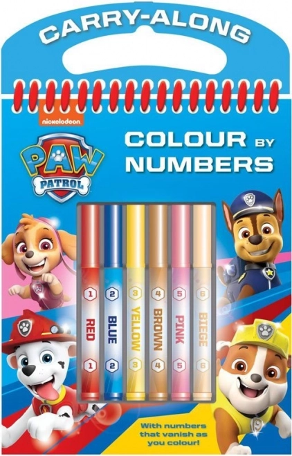 PAW Patrol – Malen nach Zahlen mit Filzstiften