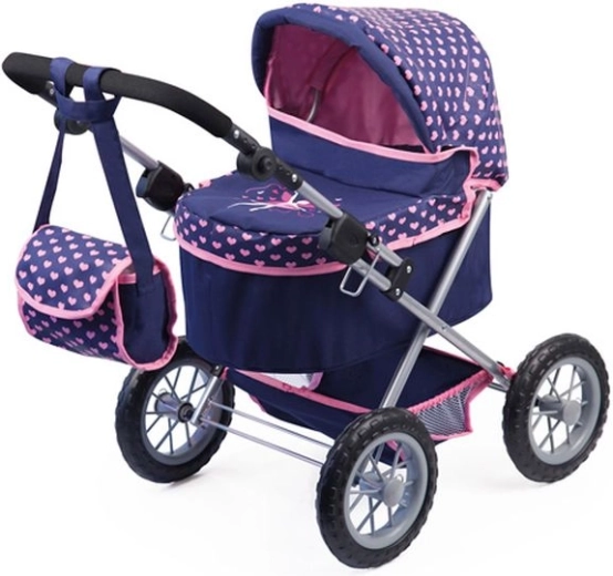 Bayer Puppenwagen Trendy in Granatrot und Rosa