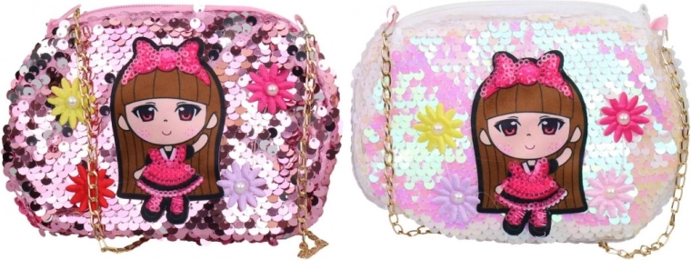 Schultertasche in zwei Farben