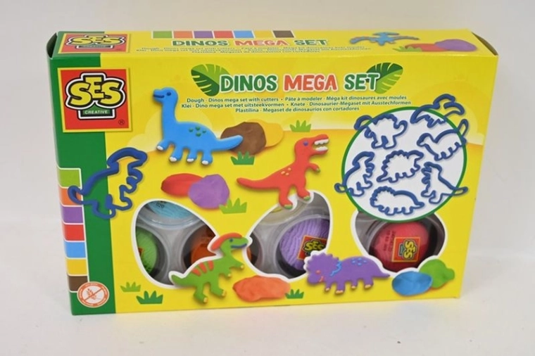 SES Creative Mega-Knetset Dino – 1 Stück