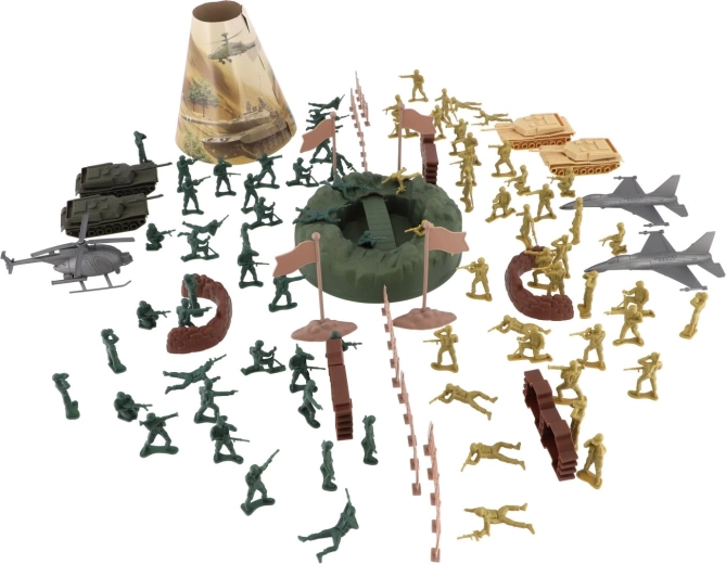 Vielseitige Figuren und Fahrzeuge