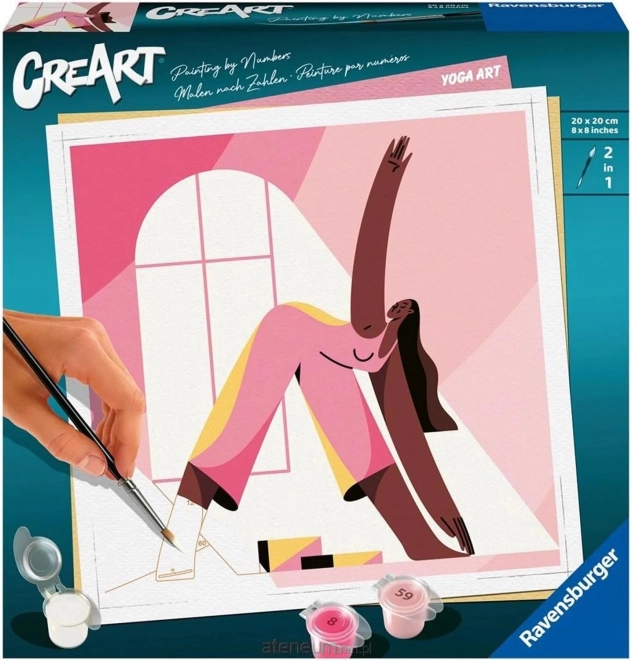 CreArt Yoga Malen nach Zahlen