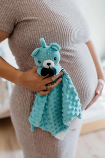 Beruhigender Minky mit 3D-Punkten