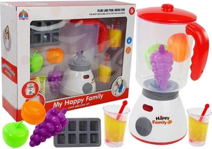 Kinder-Smoothie-Mixer mit Licht und Zubehör