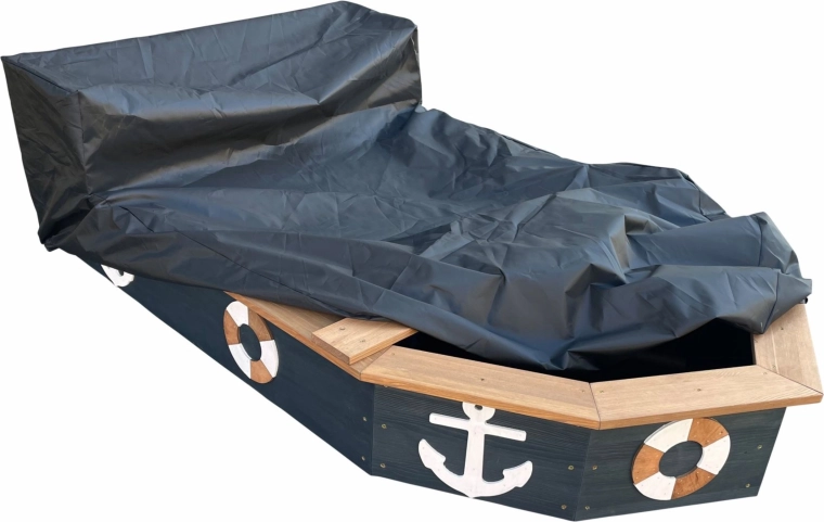 Schutzplane und Unterlage im Lieferumfang