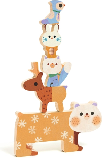 Balancierendes Stapeln der Tiere