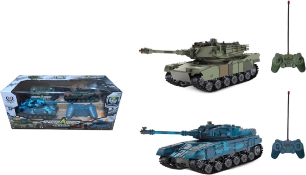 RC-Kampfpanzer mit Infrarotsystem, 2,4 GHz