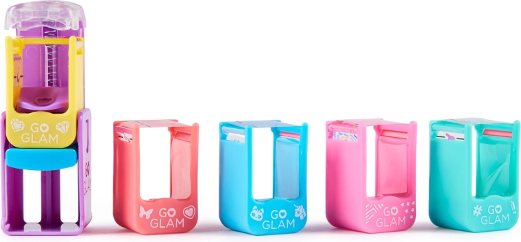 Fünf austauschbare Kassetten mit trendigen Motiven