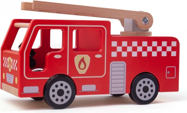 Holzfeuerwehrauto für Kinder