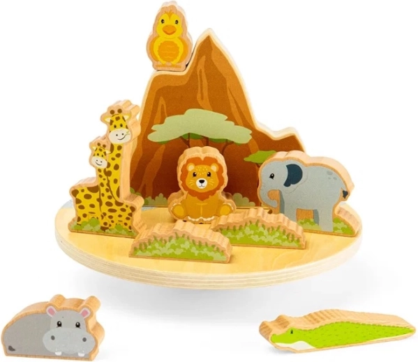 Bigjigs Toys Holz-Balancespiel Dschungel