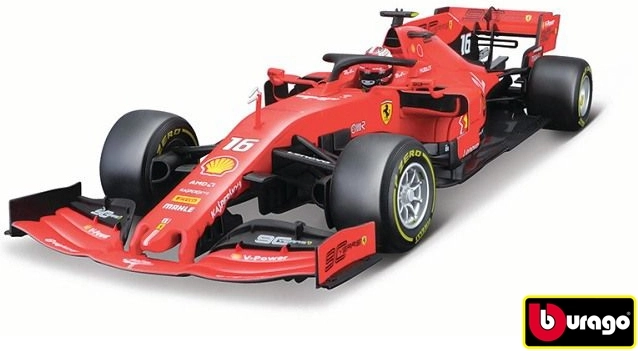 Bburago Ferrari F1 2019 SF90 Leclerc im Maßstab 1:18