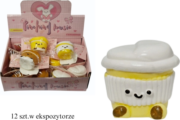 Quetschbares Anti-Stress-Spielzeug Cupcake – 1 Stück