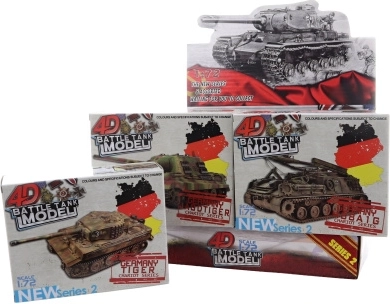 Faltbare 4D-Panzer-Bausatz 8 Stk.