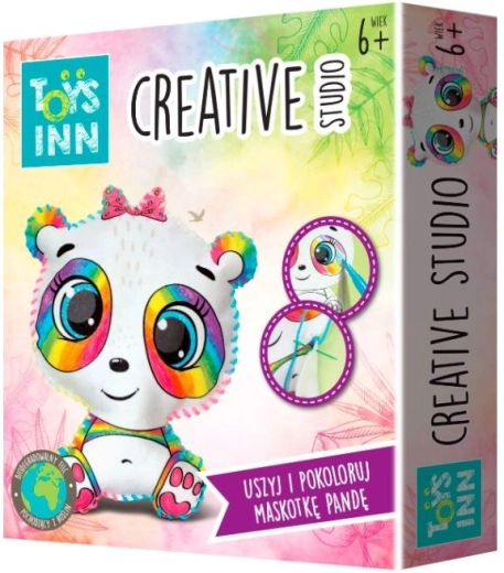 Näh- und Ausmalset Panda Creative Studio