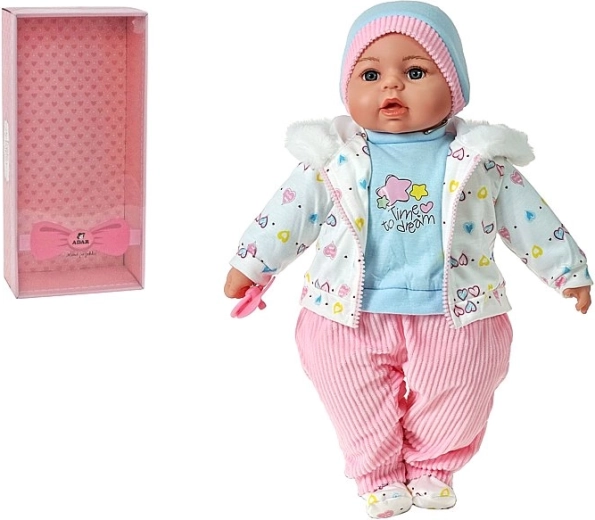 Sprechendes und singendes Babypüppchen in Geschenkbox