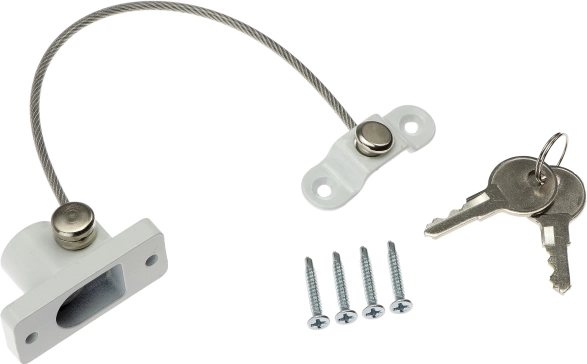 Fenstersicherung mit Schlüssel