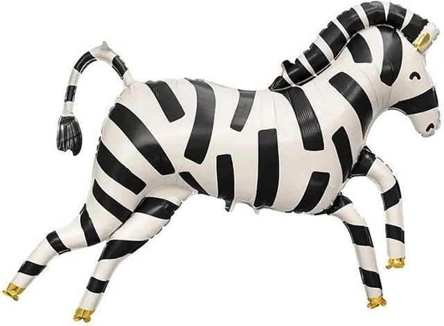Folienballon Zebra 115 × 85 cm (Mix)