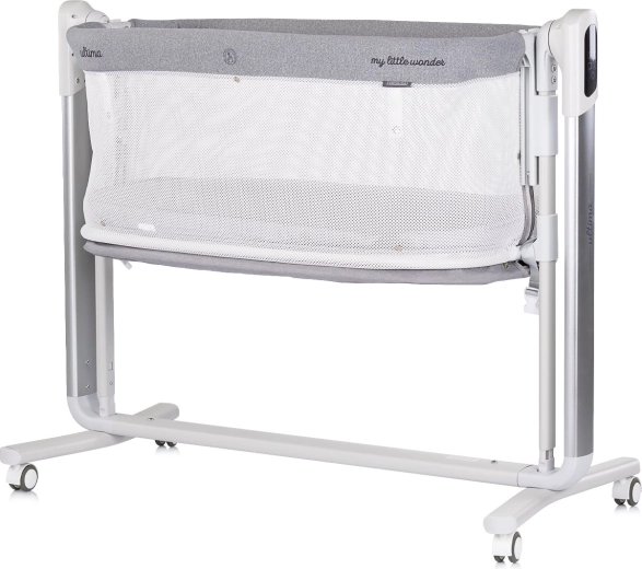 3-in-1: Babywiege, Beistellbett und Schaukelwiege