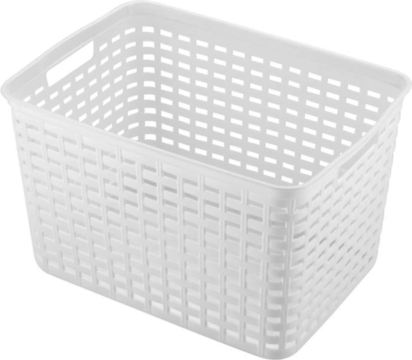 Kunststoff-Aufbewahrungskorb HEIDRUN 39 × 29 × 22 cm – Farbmix