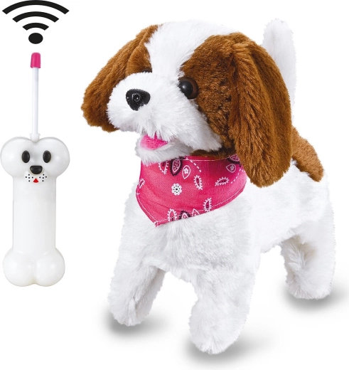 Jamara ferngesteuerter Plüschhund Lucky weiß/braun 27 MHz - 1 Stück