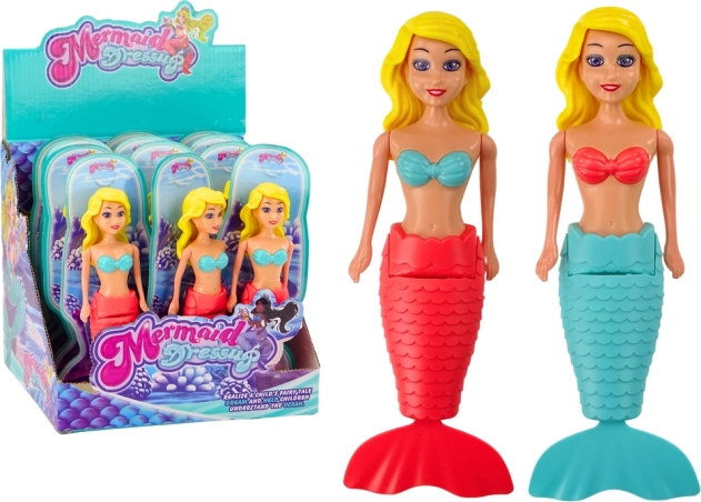 Bade-Meerjungfrau Schwimmer Türkis Rosa Puppe MIX