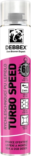 Montage-PU-Schaum Turbo Speed 750 ml – schnellhärtend