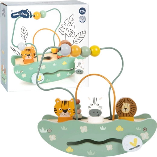 small foot Motorik-Labyrinth mit Wippe Safari