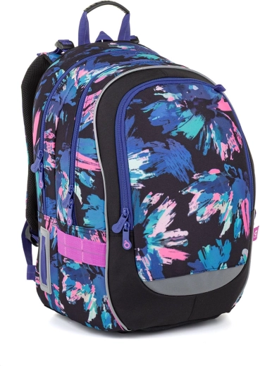 Schulrucksack Topgal CODA bunte Blumen