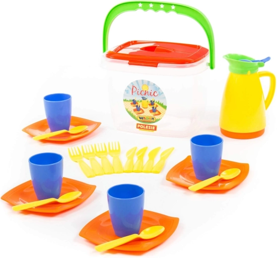 Kinder-Picknickset im Eimer