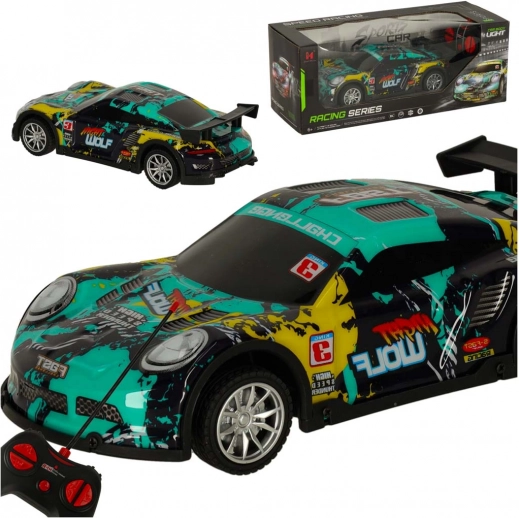 RC Sportwagen NIGHT WOLF blau‑grün