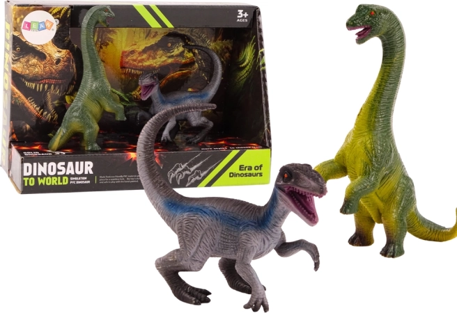 Set mit Dinosaurier-Figuren – Brachiosaurus und Velociraptor (2 Stück)