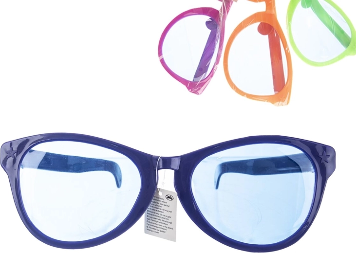 Mega Neon-Partybrille 25 cm (4 Varianten)
