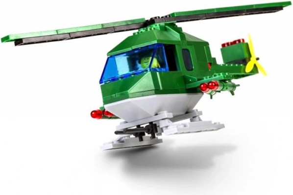 Cheva Baukasten Hubschrauber – Kampfmodell mit Besatzung
