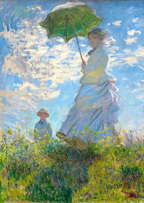 Puzzle Claude Monet: Frau mit Sonnenschirm 1000 Teile