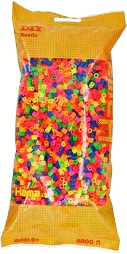 Neon-Bügelperlen 6000 Stk.