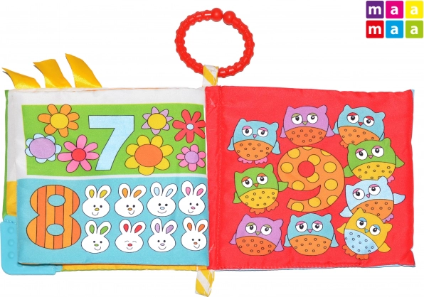 Stoffbuch für Babys 15 × 15 cm