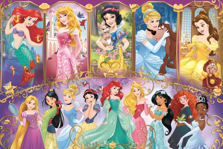 Puzzle Disney Prinzessinnen 160 Teile – Prinzessinnen-Porträts