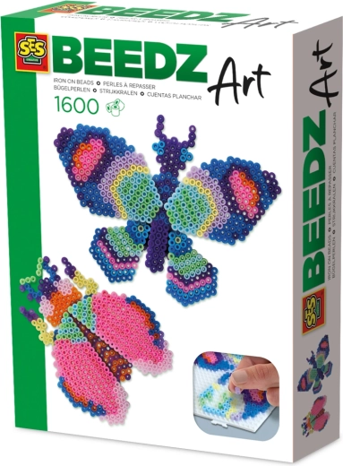 Bügelperlen BEEDZ Art – Schmetterling und Käfer, 3D-Effekt