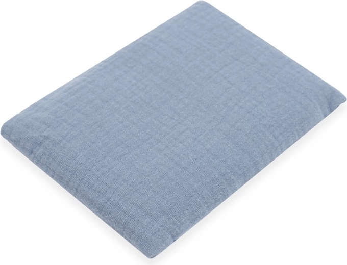 Musselin-Wärm- und Kühlkissen mit Kirschkernen NEW BABY Standard, blau