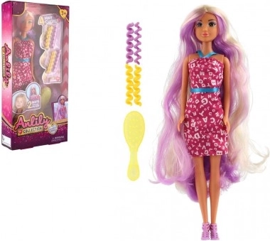 Puppe Anlily mit langen Haaren und Accessoires
