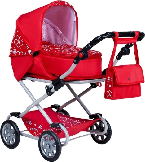 Kinder-Puppenwagen 2in1 New Baby Monika rot