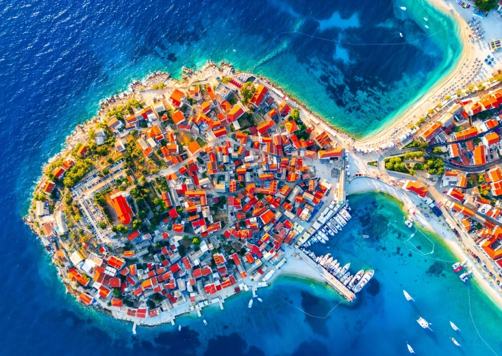 Enjoy Puzzle Luftaufnahme von Primošten, Kroatien, 1000 Teile