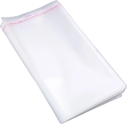 OPP-Zellophanbeutel mit selbstklebender Klappe 28 × 30 cm, 100 Stk.