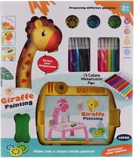Kinderprojektor Giraffe mit Batteriebetrieb