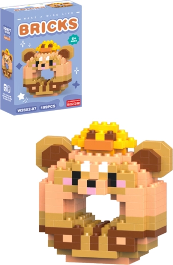 Bausatz Donut-Waschbär (199 Teile)