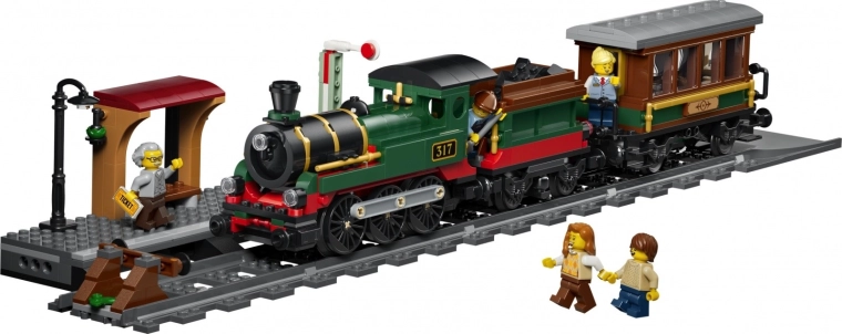 Retro-Dampflokomotive voller Details