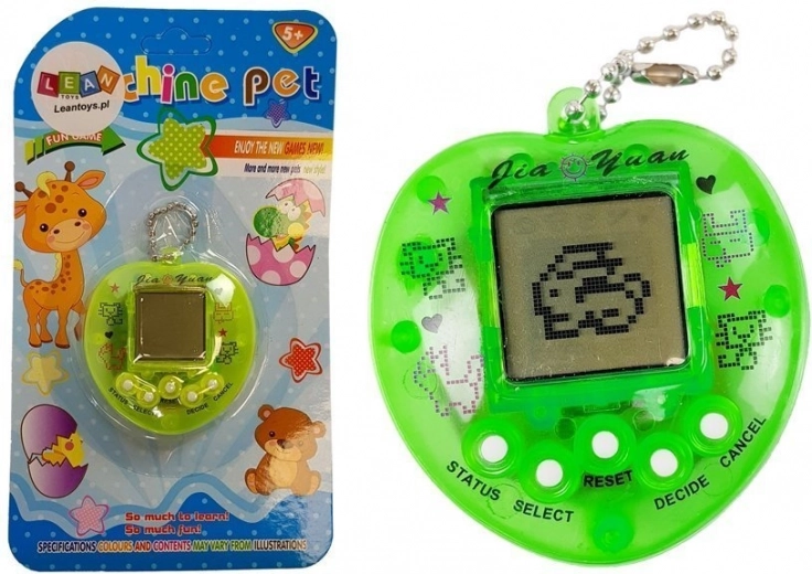 Elektronisches Spiel TAMAGOTCHI grün mit kurzem Kettchen
