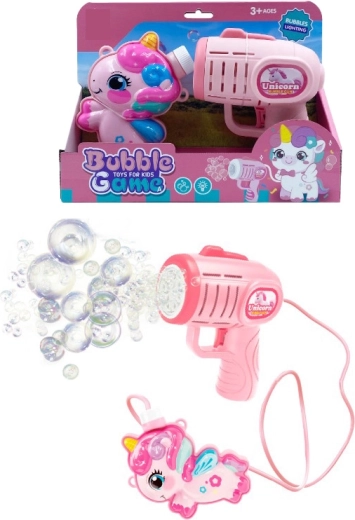 2-in-1 Seifenblasenpistole Einhorn