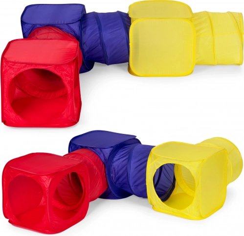 Kinderspiel-Set mit Tunneln und Würfeln IPLAY