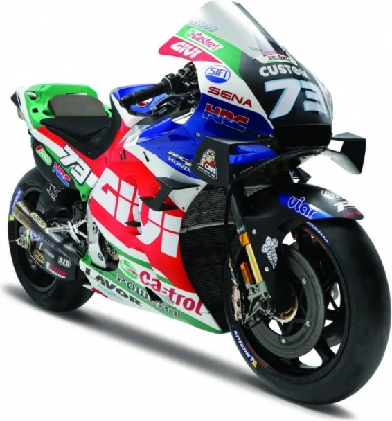 Metallmodell Motorrad GP Racing LCR Honda 1:18